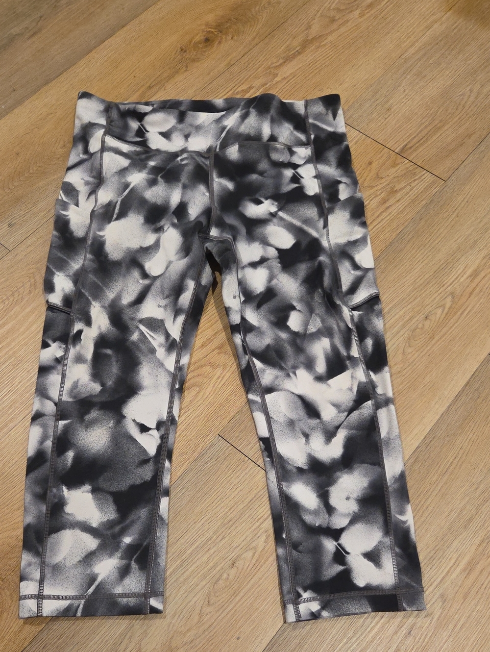 lululemon athletica Black & White Patterned Leggings